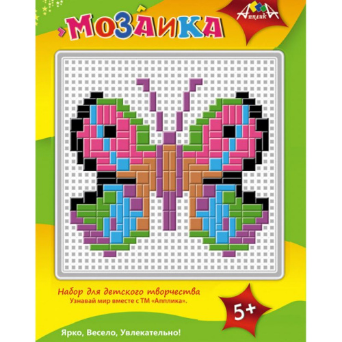 Пластиковая мозаика, 130*130 мм, "Апплика"