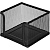 Подставка для кубарика LD01-499-1, металлическая, сетчатая, 105*105*77 мм, "Attache" (цвет: черный, арт.688780)