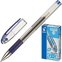 Ручка гелевая "Ultra Fine BL-G3-38", сменный стержень 129 мм, шарик 0,38 мм, линия 0.2 мм, манжета, "PILOT"