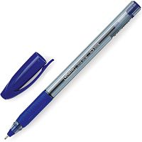 Ручка шариковая "Trio Grip" одноразовая, синяя, масляная основа, игольчатый наконечник, шарик 0,7 мм, линия 0,5 мм, манжета, "Attache"