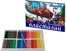 Восковой пластилин "Фантазия" 24 цв. по 17,5 г, стек, картонная коробка, "Луч"