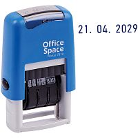 Мини-датер, высота букв 3 мм, месяц - цифрами, автоматическая пластиковая оснастка, "OfficeSpace"