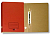 Папка скоросшиватель ф.А4 (240*315 мм), торец 30 мм, отверстие на корешке, планка приклеена, микрогофрокартон 1,8-2,3 мм, "БланкИздат" (цвет: красный, арт.Кгск)