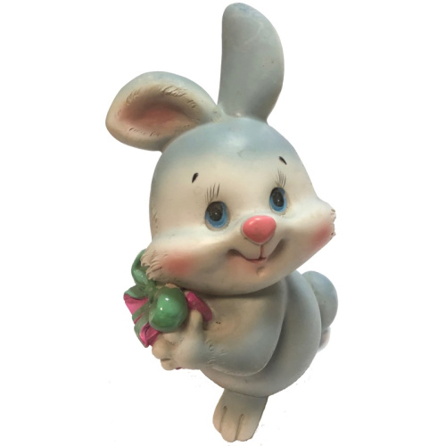 Фигурка декоративная - копилка "Кролик с подарком", высота 17 см., "Choosing Porcelain"