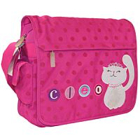 Сумка "Kitty line", 2 отделения, 1 карман, на длинном ремне, размер 350*300*120 мм, "LycSac"