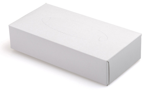 Салфетки косметические, бумажные двухслойные, белые, 110*230 мм, упак. 100 шт.