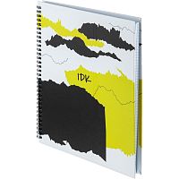 Бизнес-тетрадь 96 л. ф.А4 (205*285 мм), клетка, гребень, тверд. обл, "Attache"