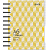 Блокнот "Spring Book" 150 л, ф.А6 (105*140 мм), клетка, гребень сбоку, пластик. обложка, "Attache" (дизайн: Желтый, арт.1014477)