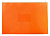Папка-конверт "Double Neon" ф.А4 (330*228 мм), гибкая молния сверху, карман снаружи 98*54 мм, ПВХ 0.15 мм, "Бюрократ" (цвет: оранжевый, арт.1126071)