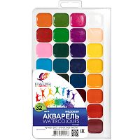 Медовая акварель "Классика", 32 цв. кювета, пластик. уп, "Луч"